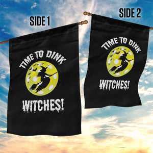 Halloween Pickleball Garden Flag Time To Dink Witches TS09 Print Your Wear