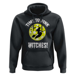 Halloween Pickleball Hoodie Time To Dink Witches TS09 Black Print Your Wear