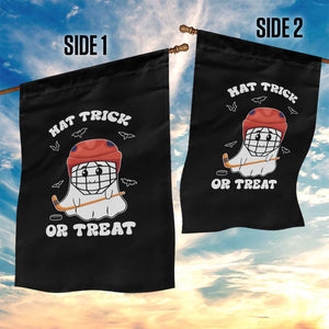 Halloween Hockey Garden Flag Hat Trick Or Treat Ghost Player TS09 Print Your Wear