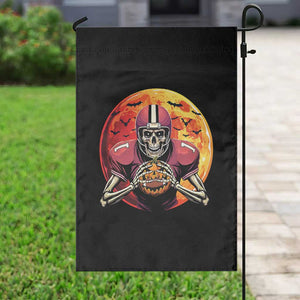 Halloween Football Garden Flag Spooky Skeleton Player TS09 Print Your Wear
