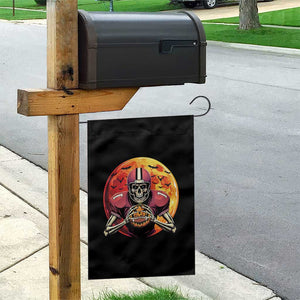 Halloween Football Garden Flag Spooky Skeleton Player TS09 Print Your Wear