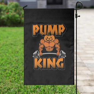 Funny Halloween Gymer Garden Flag Pump King Gym Workout Pumpkin TS09 Print Your Wear