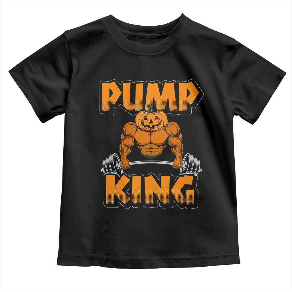 Funny Halloween Gymer Baby Shirt Pump King Gym Workout Pumpkin TS09 Black Print Your Wear