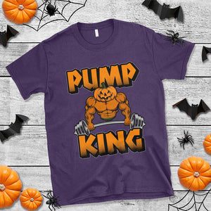 Funny Halloween Gymer T Shirt Pump King Gym Workout Pumpkin TS09 Purple Print Your Wear
