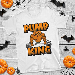 Funny Halloween Gymer T Shirt Pump King Gym Workout Pumpkin TS09 White Print Your Wear