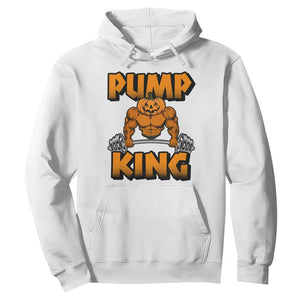 Funny Halloween Gymer Hoodie Pump King Gym Workout Pumpkin TS09 White Print Your Wear
