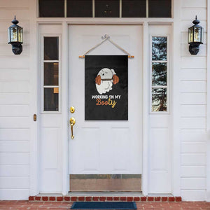 Halloween Gymer Garden Flag Working On My Booty Funny Ghost TS09 Print Your Wear