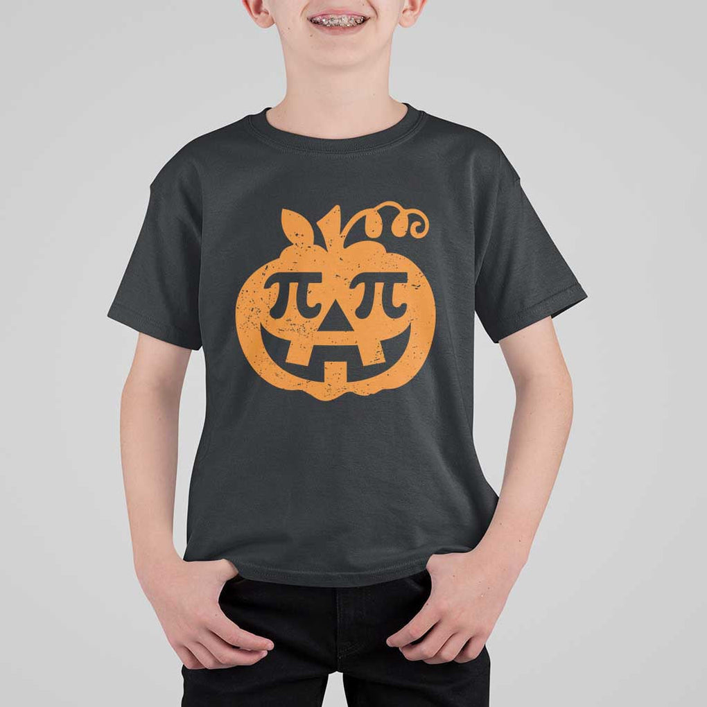 Halloween Math Teacher Pi Pumpkin T Shirt For Kid TS09 Black Print Your Wear