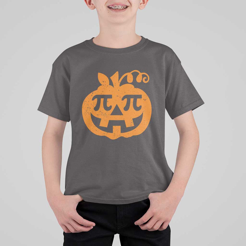 Halloween Math Teacher Pi Pumpkin T Shirt For Kid TS09 Dark Chocolate Print Your Wear