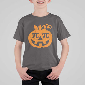 Halloween Math Teacher Pi Pumpkin T Shirt For Kid TS09 Dark Chocolate Print Your Wear