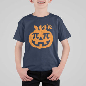 Halloween Math Teacher Pi Pumpkin T Shirt For Kid TS09 Navy Print Your Wear
