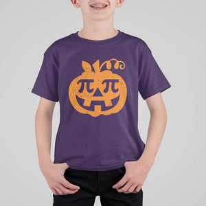 Halloween Math Teacher Pi Pumpkin T Shirt For Kid TS09 Purple Print Your Wear