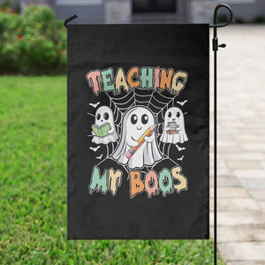 Teacher Halloween Garden Flag Teaching My Boos Cute Ghost TS09 Print Your Wear