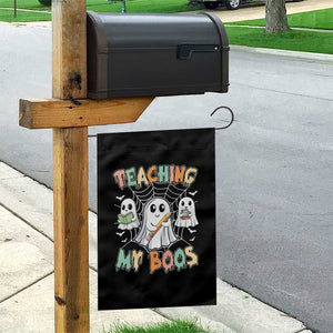 Teacher Halloween Garden Flag Teaching My Boos Cute Ghost TS09 Print Your Wear