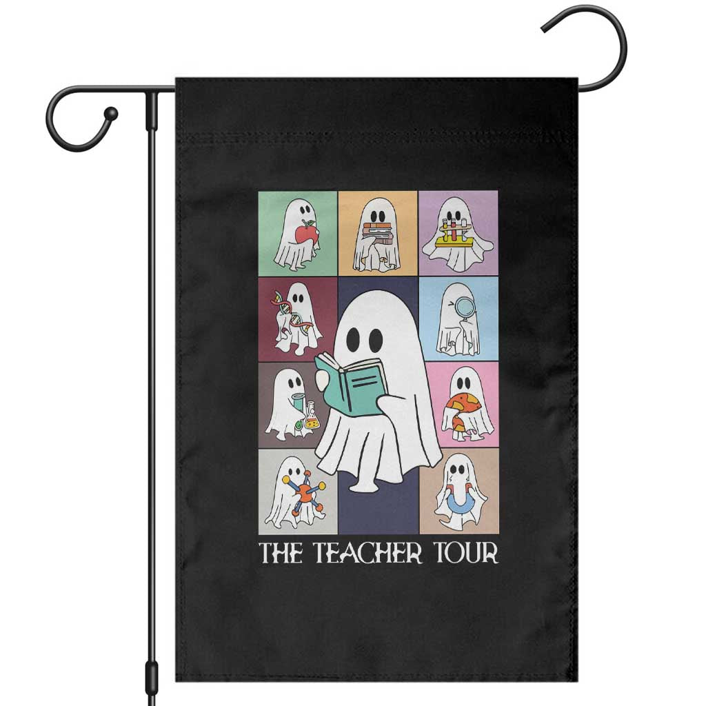 Science Teacher Halloween Garden Flag Spooky Teacher Era TS09 Black Print Your Wear