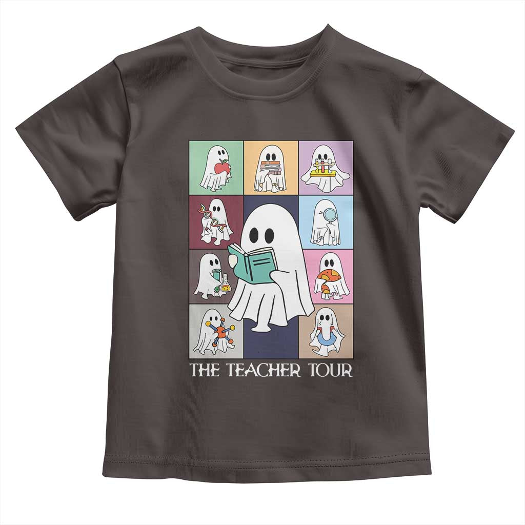 Science Teacher Halloween Baby Shirt Spooky Teacher Era TS09 Dark Chocolate Print Your Wear