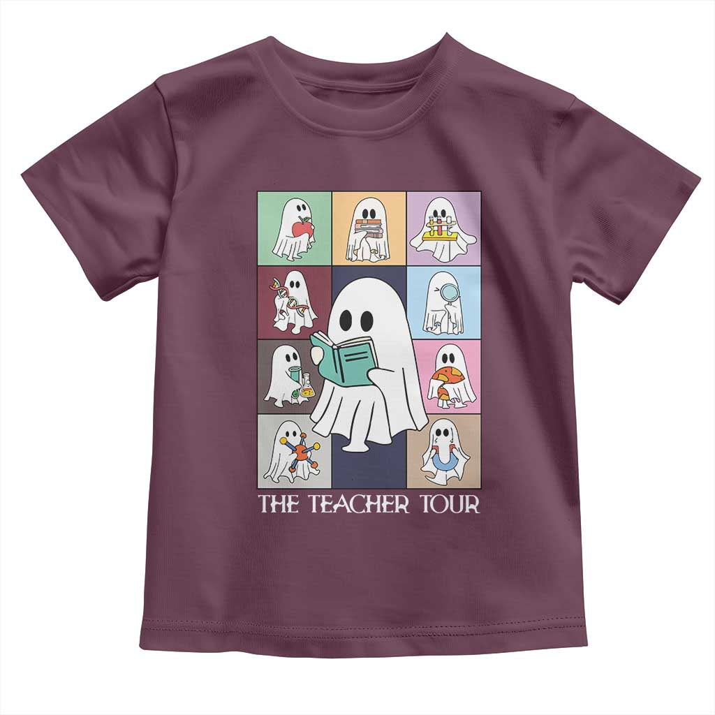 Science Teacher Halloween Baby Shirt Spooky Teacher Era TS09 Maroon Print Your Wear