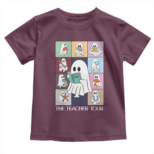 Science Teacher Halloween Baby Shirt Spooky Teacher Era TS09 Maroon Print Your Wear