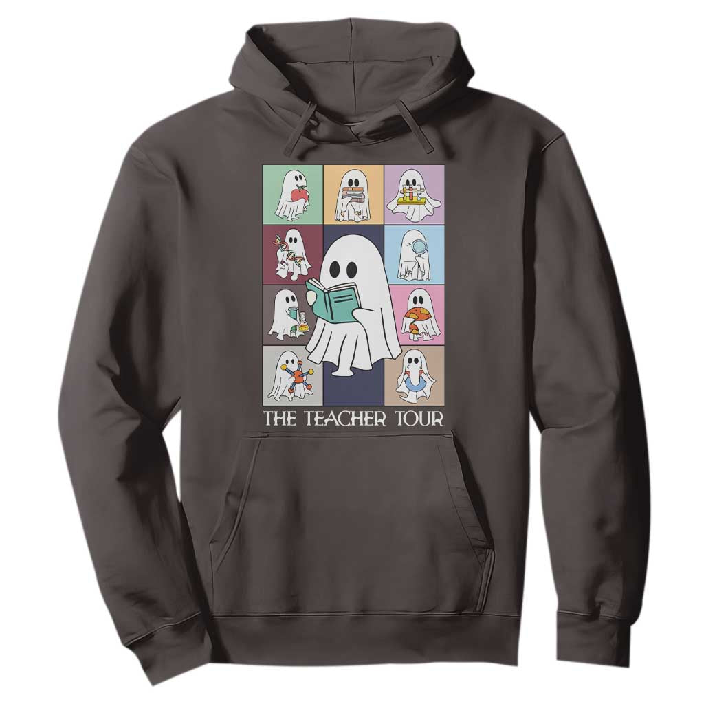 Science Teacher Halloween Hoodie Spooky Teacher Era TS09 Dark Chocolate Print Your Wear
