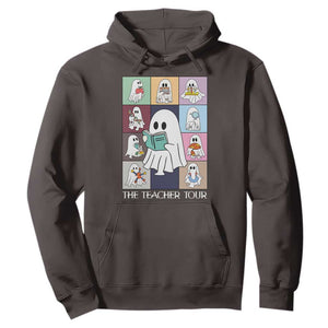 Science Teacher Halloween Hoodie Spooky Teacher Era TS09 Dark Chocolate Print Your Wear