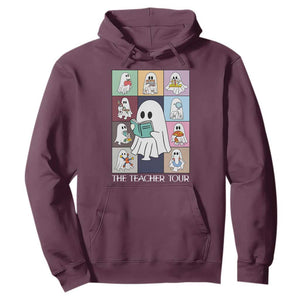 Science Teacher Halloween Hoodie Spooky Teacher Era TS09 Maroon Print Your Wear