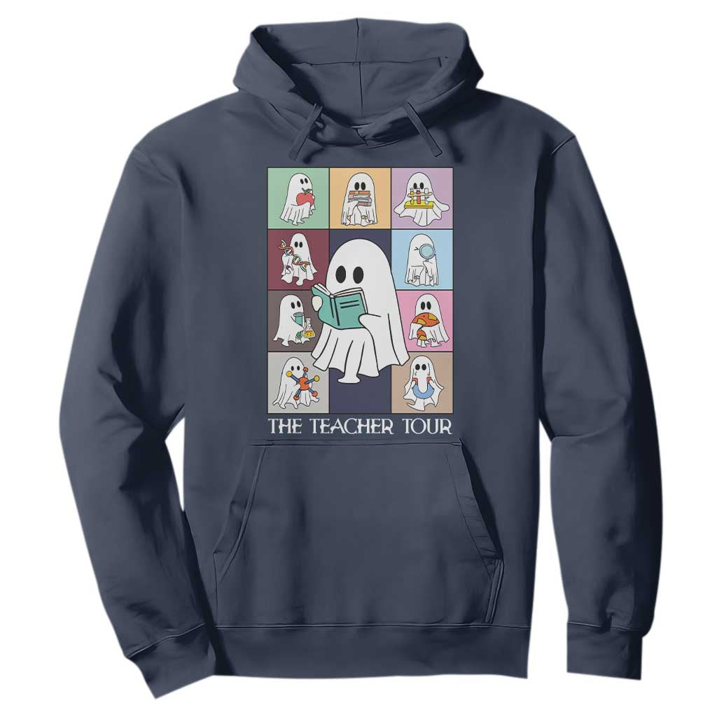 Science Teacher Halloween Hoodie Spooky Teacher Era TS09 Navy Print Your Wear