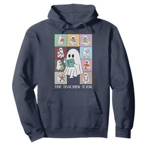 Science Teacher Halloween Hoodie Spooky Teacher Era TS09 Navy Print Your Wear