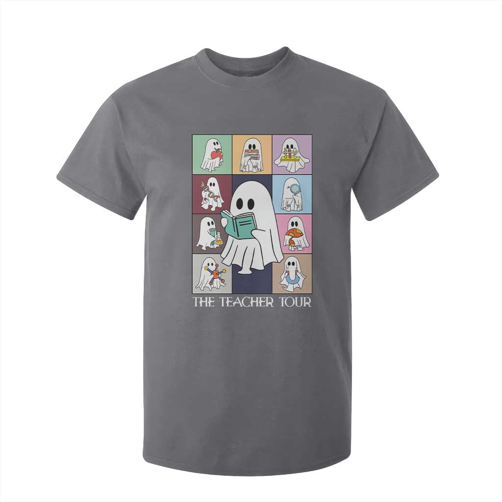 Science Teacher Halloween T Shirt For Kid Spooky Teacher Era TS09 Charcoal Print Your Wear