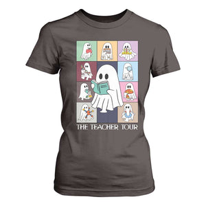 Science Teacher Halloween T Shirt For Women Spooky Teacher Era TS09 Dark Chocolate Print Your Wear