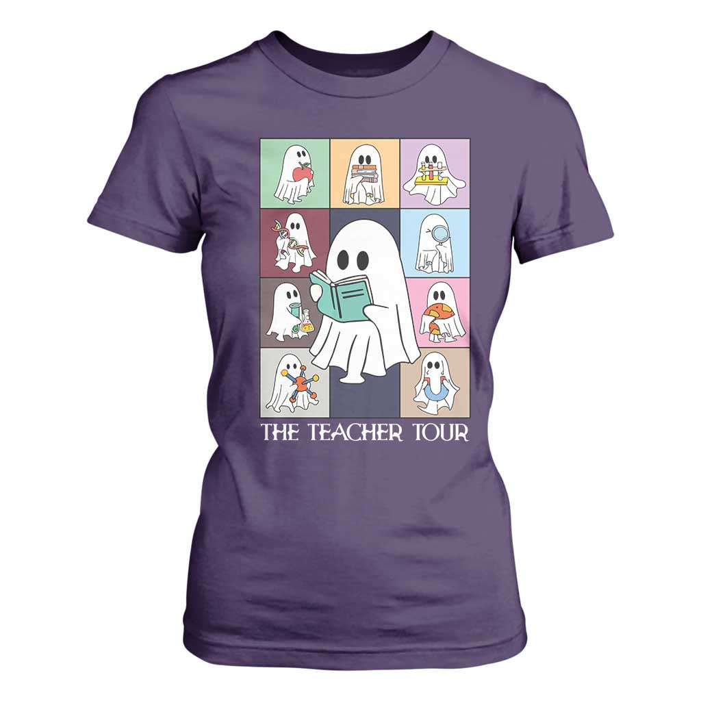 Science Teacher Halloween T Shirt For Women Spooky Teacher Era TS09 Purple Print Your Wear