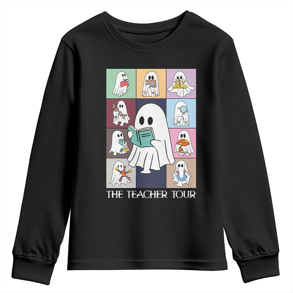 Science Teacher Halloween Youth Sweatshirt Spooky Teacher Era TS09 Black Print Your Wear