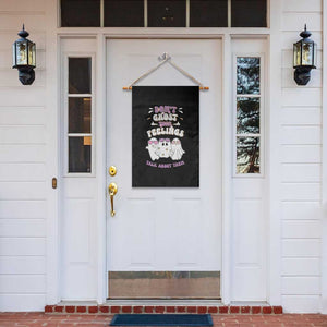 School Counselor Halloween Garden Flag Don't Ghost Your Feelings Spooky Mental Health TS09 Print Your Wear