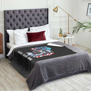 Halloween Veteran Throw Blanket Click Click Boo Army TS09 Print Your Wear
