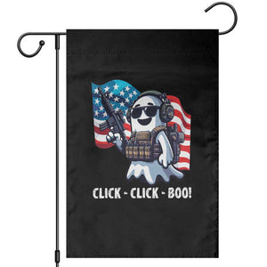 Halloween Veteran Garden Flag Click Click Boo Army TS09 Black Print Your Wear
