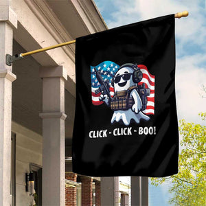 Halloween Veteran Garden Flag Click Click Boo Army TS09 Print Your Wear