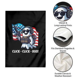 Halloween Veteran Garden Flag Click Click Boo Army TS09 Print Your Wear