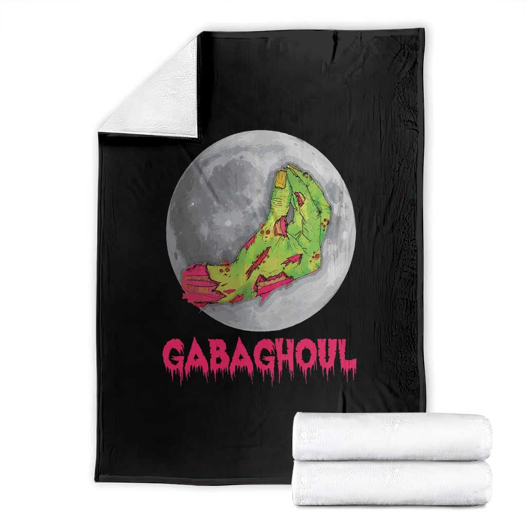 Funny Halloween Throw Blanket Gabaghoul Italian Zombie Hand TS09 Black Print Your Wear