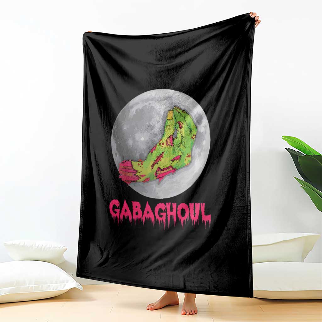 Funny Halloween Throw Blanket Gabaghoul Italian Zombie Hand TS09 Print Your Wear