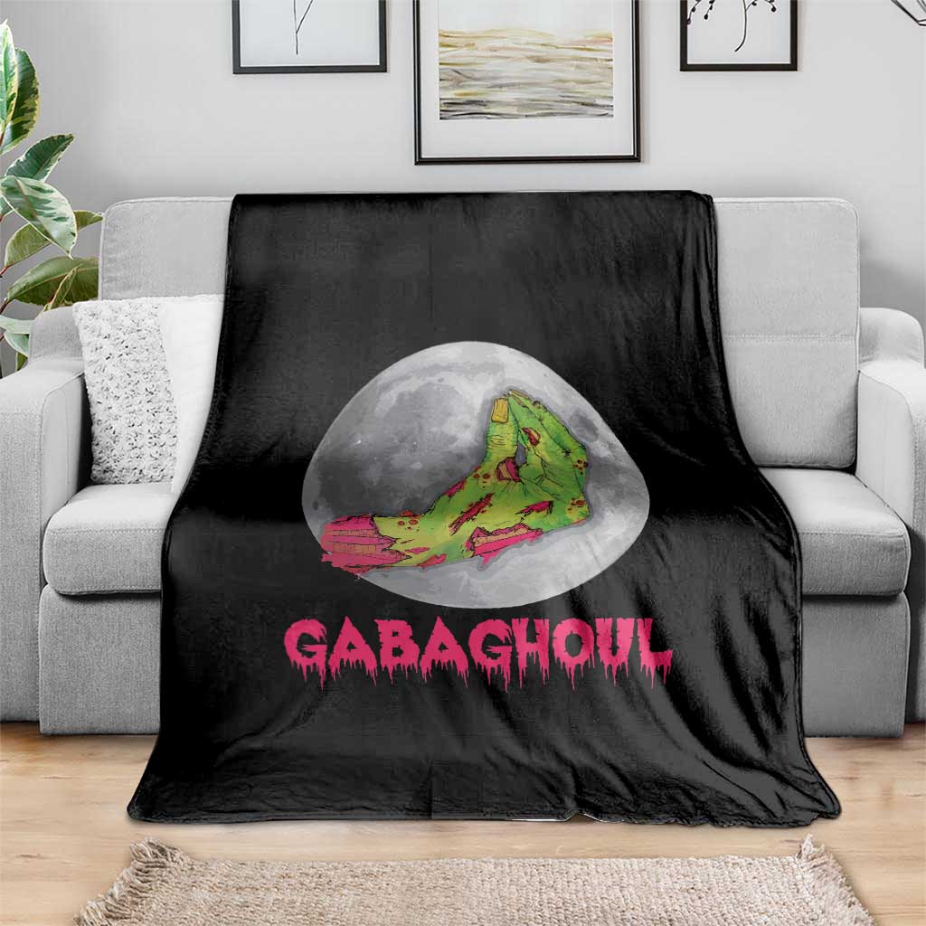 Funny Halloween Throw Blanket Gabaghoul Italian Zombie Hand TS09 Print Your Wear