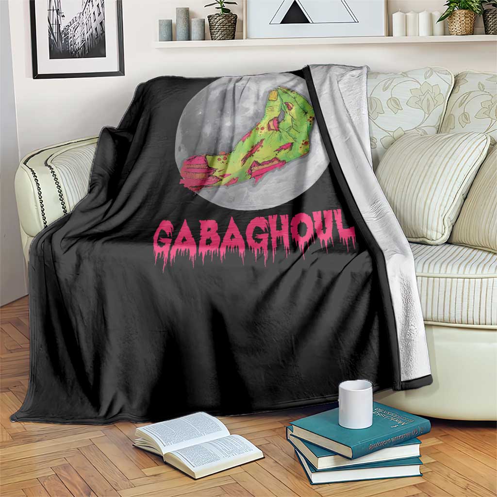 Funny Halloween Throw Blanket Gabaghoul Italian Zombie Hand TS09 Print Your Wear