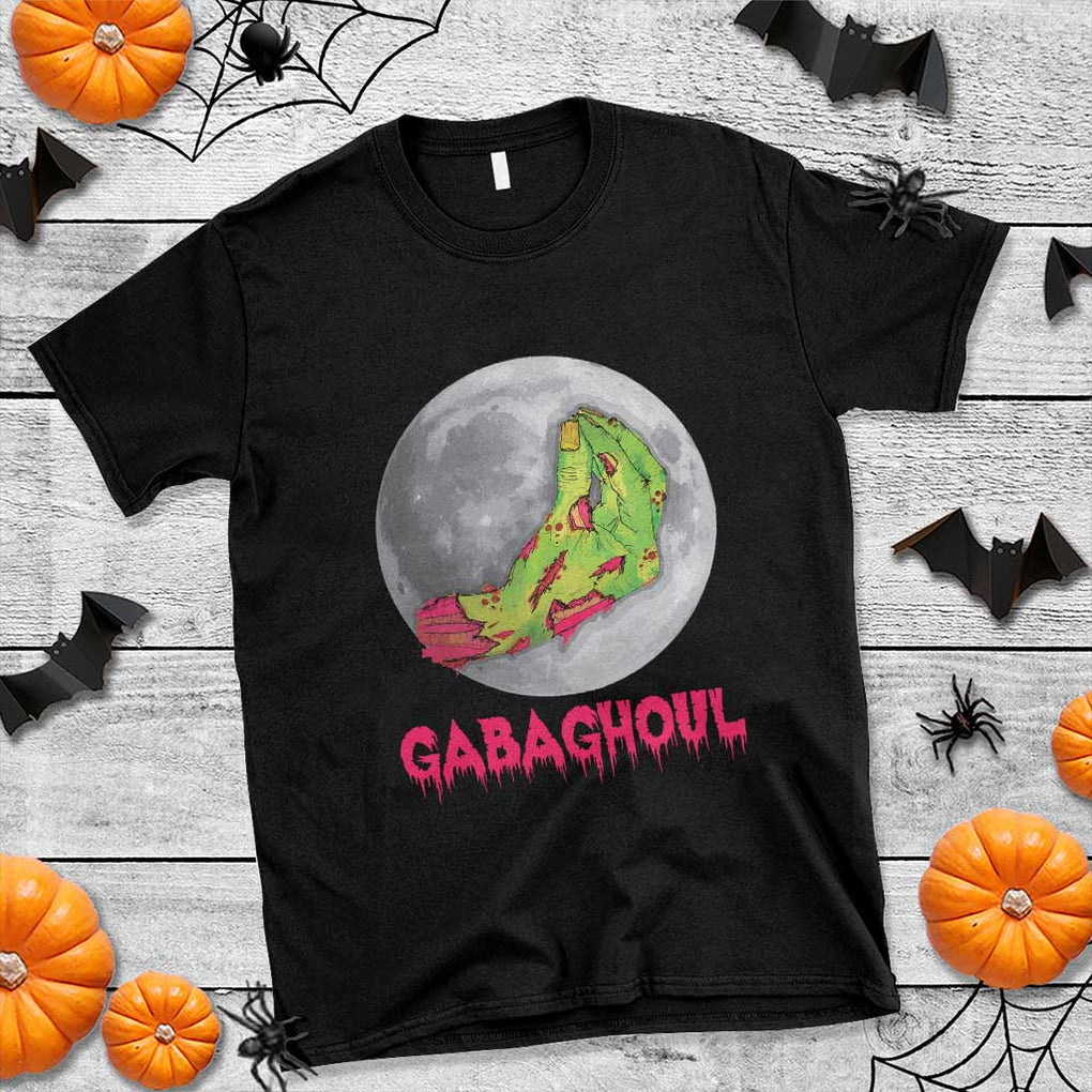 Funny Halloween T Shirt Gabaghoul Italian Zombie Hand TS09 Black Print Your Wear