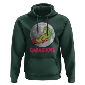 Funny Halloween Hoodie Gabaghoul Italian Zombie Hand TS09 Dark Forest Green Print Your Wear