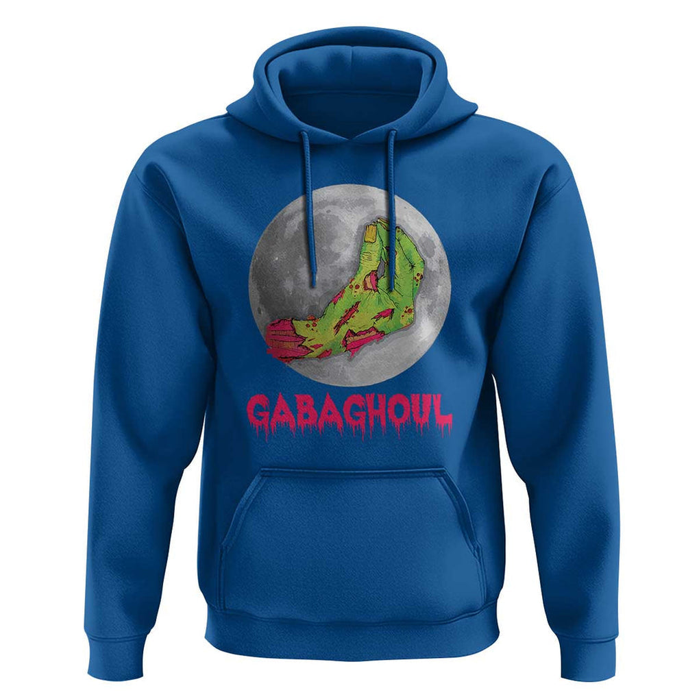Funny Halloween Hoodie Gabaghoul Italian Zombie Hand TS09 Royal Blue Print Your Wear