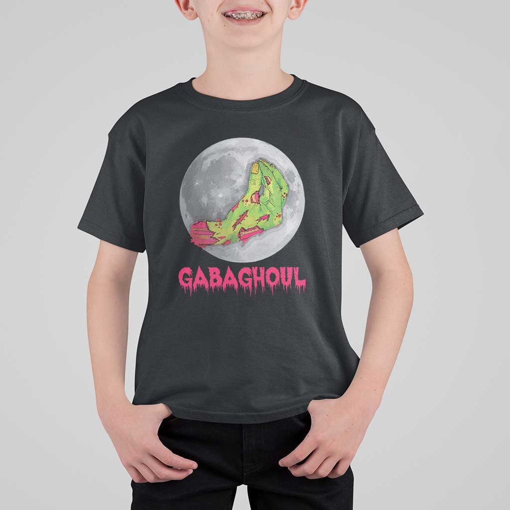 Funny Halloween T Shirt For Kid Gabaghoul Italian Zombie Hand TS09 Black Print Your Wear