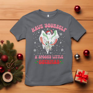 Have Yourself Spooky Little Gothmas Ghost Christmas Cute Boo T Shirt TS09 Charcoal Printyourwear