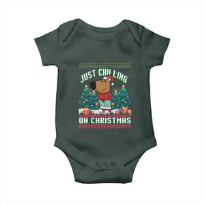 Funny Chillin Guy Just Chilling On Christmas Viral Meme Baby Onesie TS09 Print Your Wear