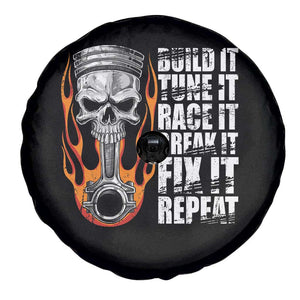 Racing Car Spare Tire Cover Build It Tune It Race It Break It TS09 Print Your Wear