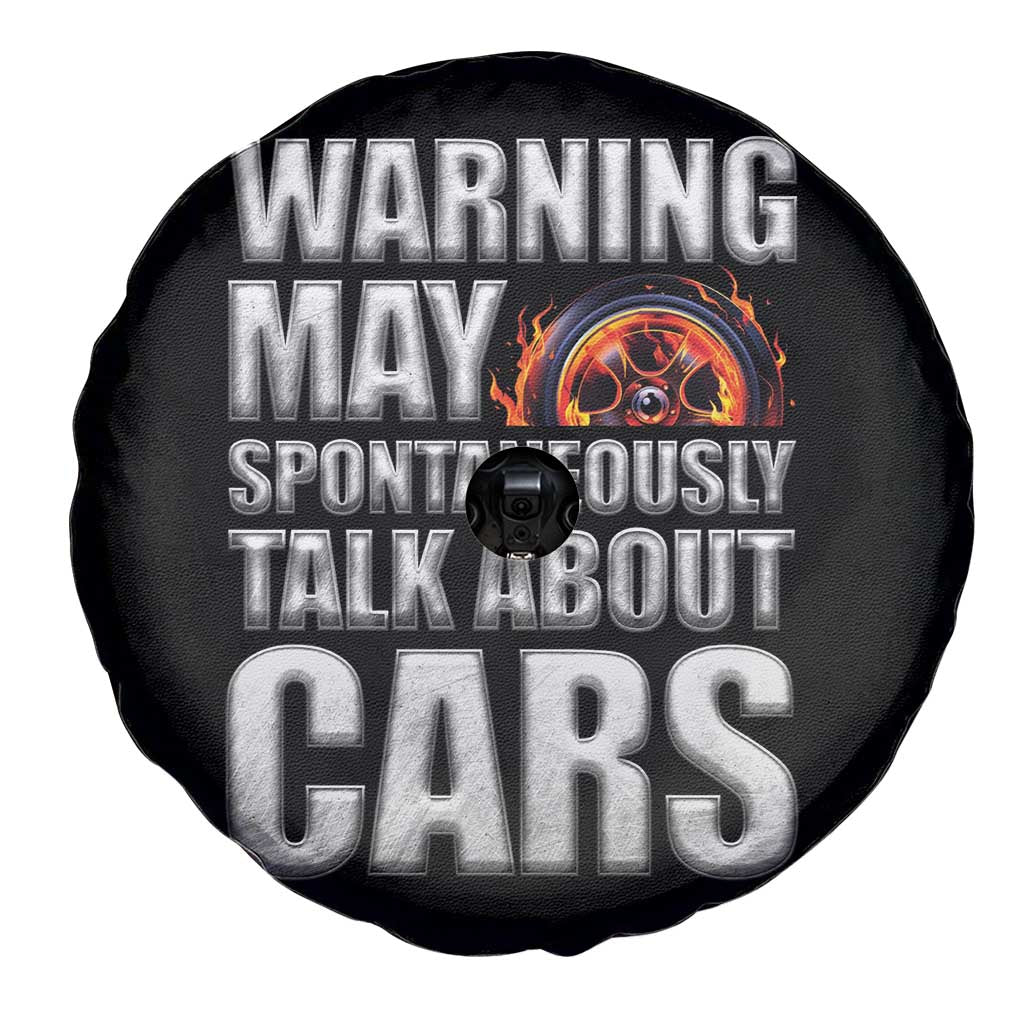 Car Lover Spare Tire Cover Warning May Spontaneously Talk About Cars TS09 Print Your Wear