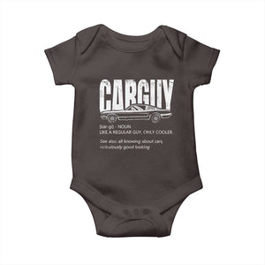 Car Lover Baby Onesie Car Guy Like A Regular Guy, Only Cooler TS09 Dark Chocolate Print Your Wear