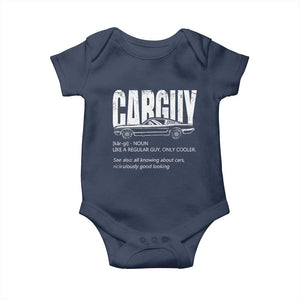 Car Lover Baby Onesie Car Guy Like A Regular Guy, Only Cooler TS09 Navy Print Your Wear